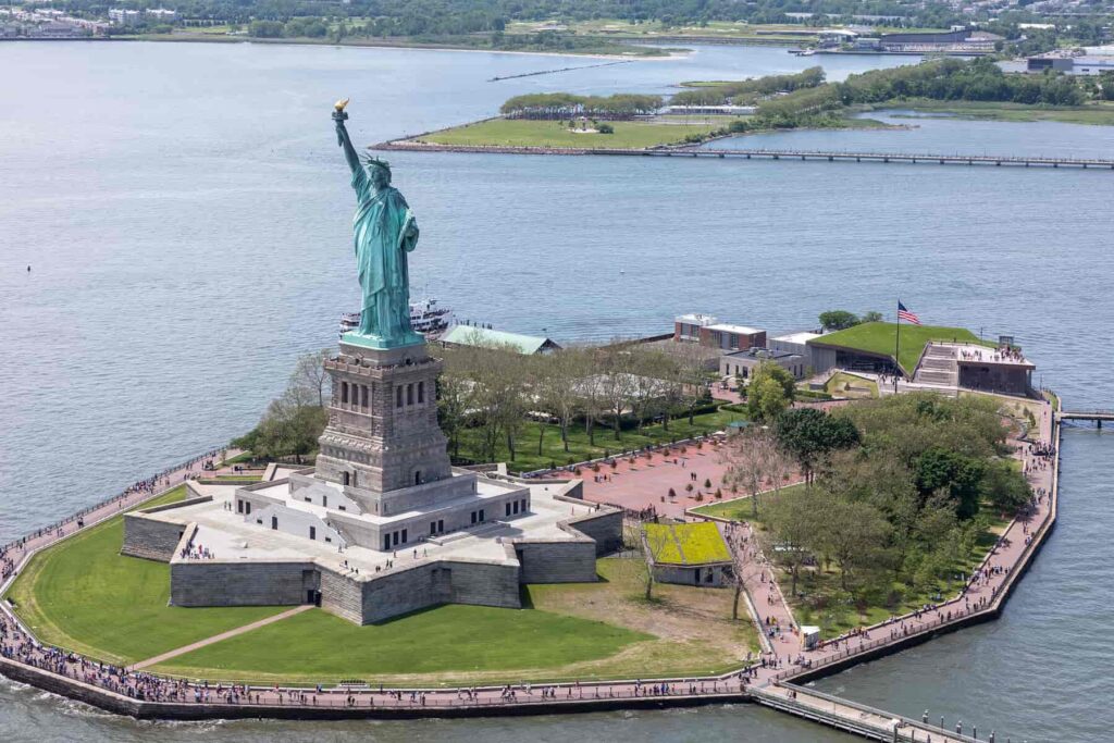 image of liberty island