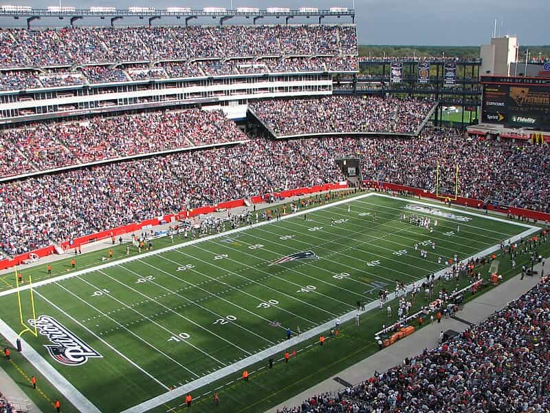 American football field