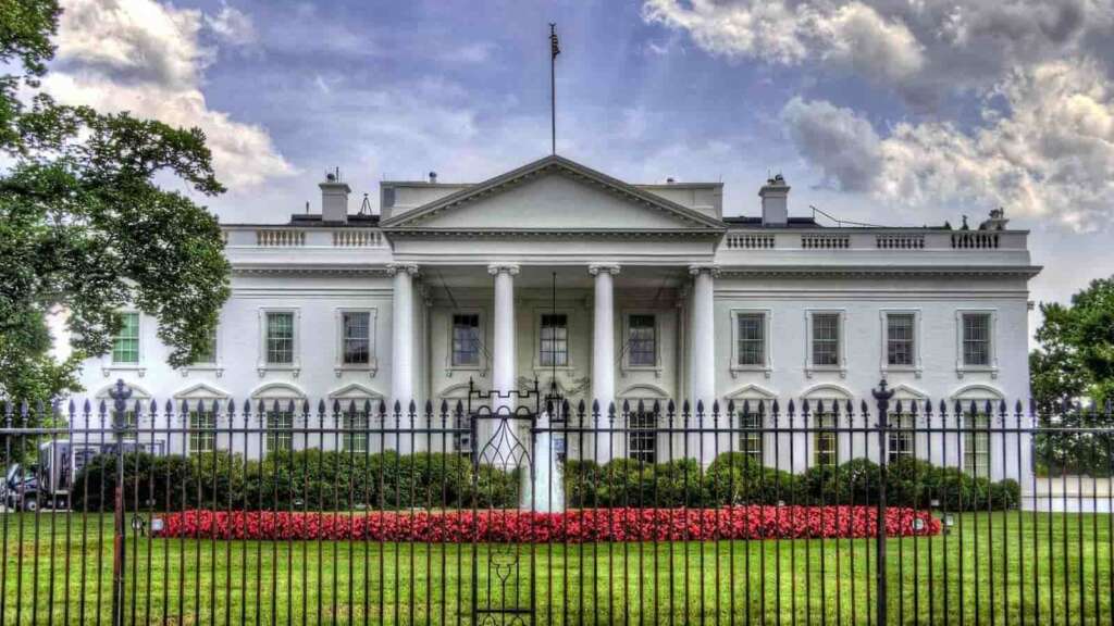White house lawn