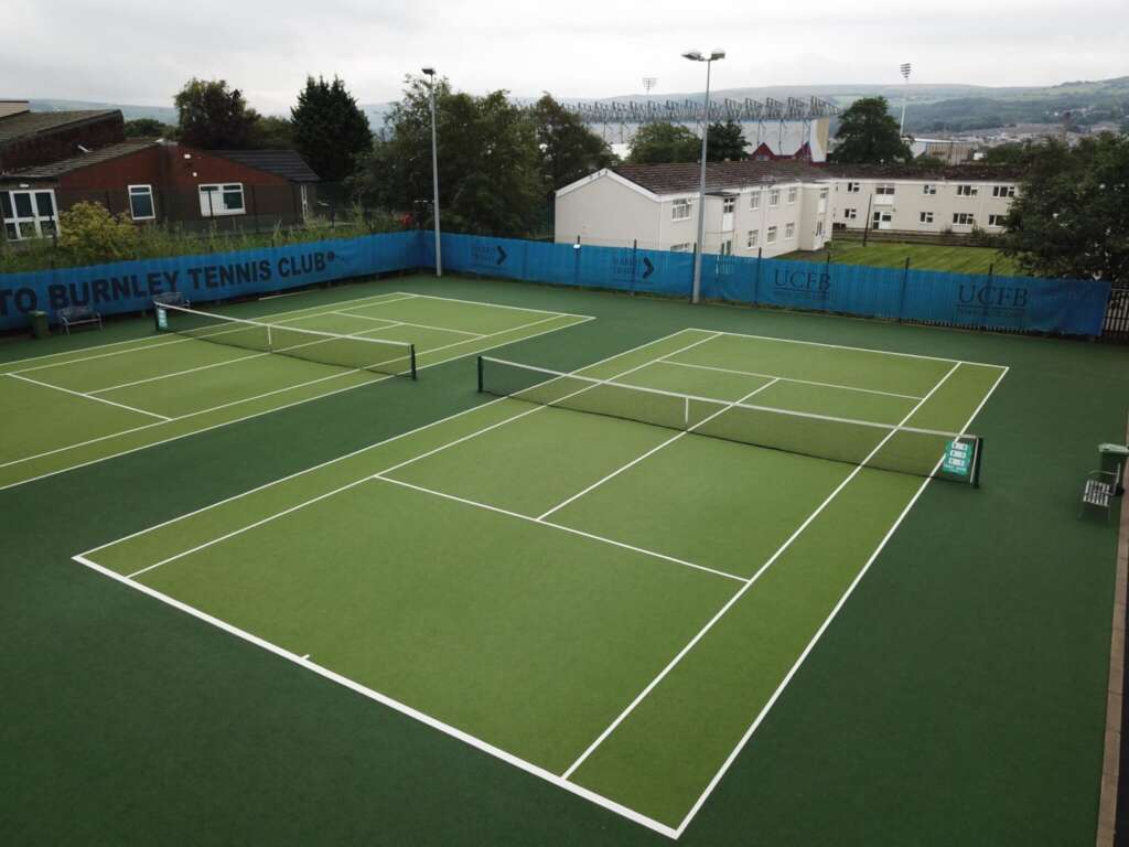 A tennis court