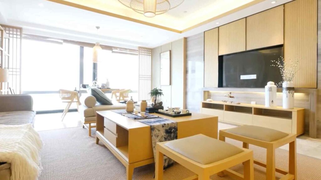 Coco gauff house entertainment area