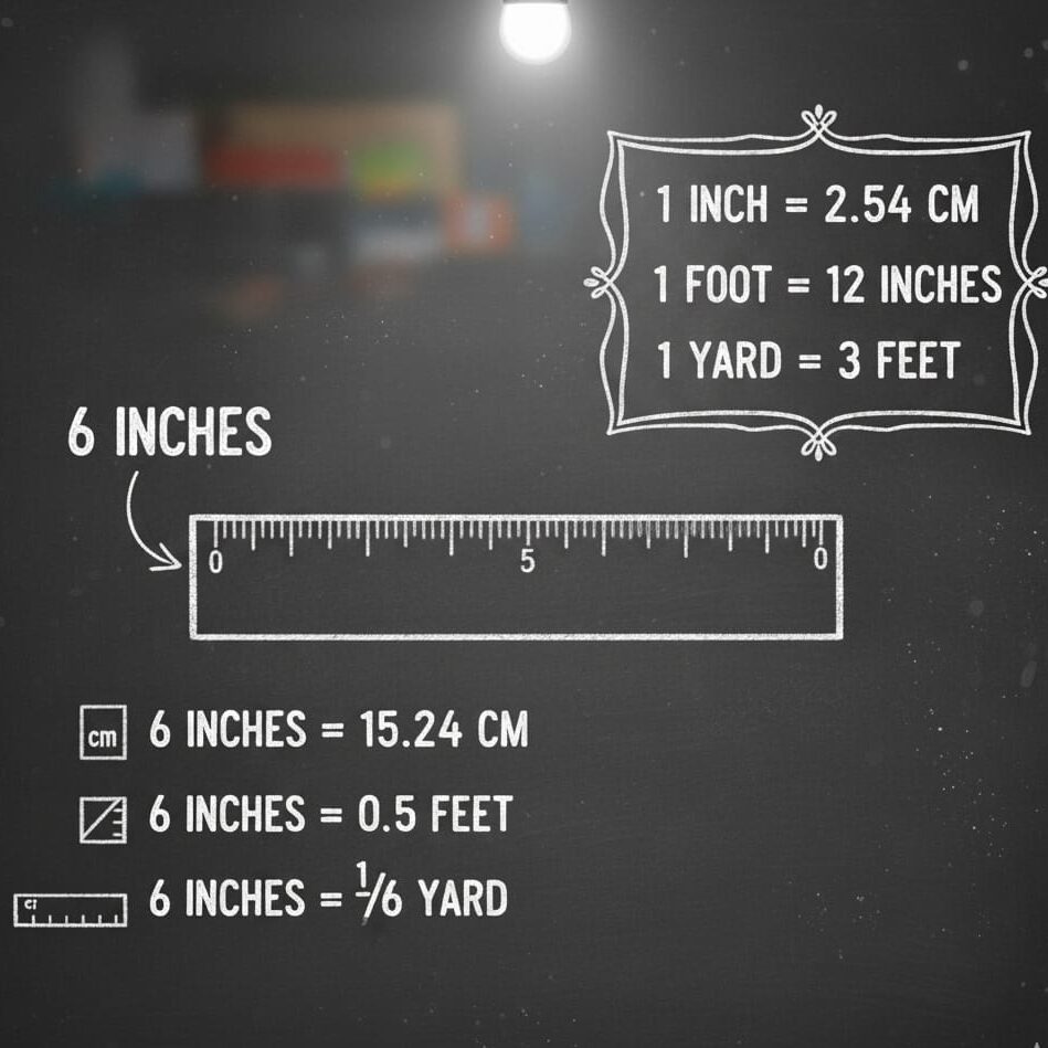 Converting 6 Inches