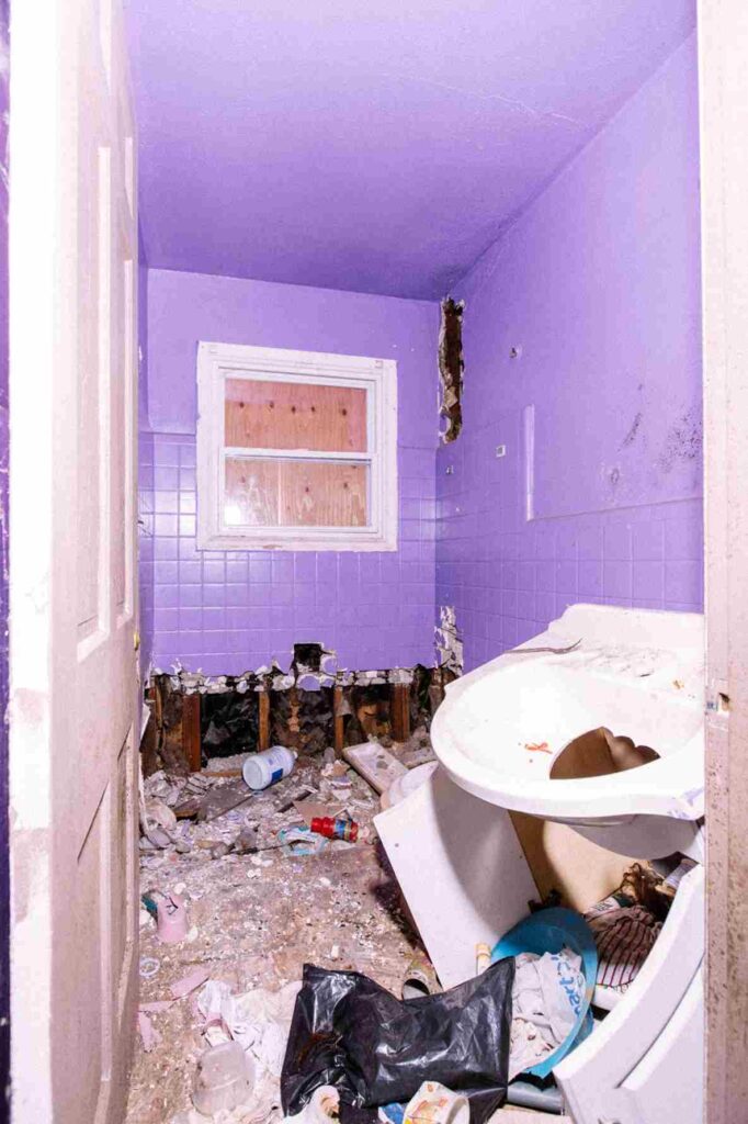 Eminem childhood home bathroom