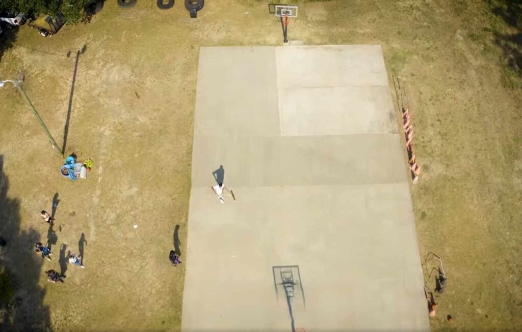 Basketball court of ja morants childhood home