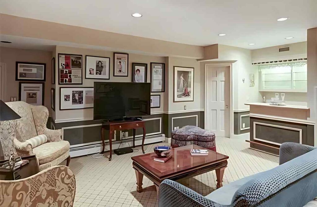 Jeanine pirro house entertainment area