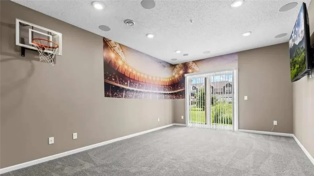 Living area of justin jefferson house