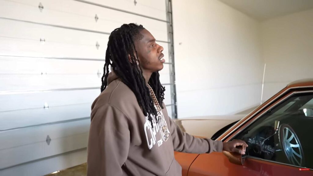 Polo g house in his garage