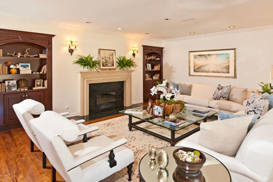 Tom Hanks Pacific Palisades House Living room