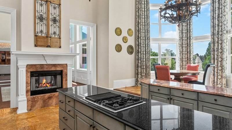 image of kitchen with dining area