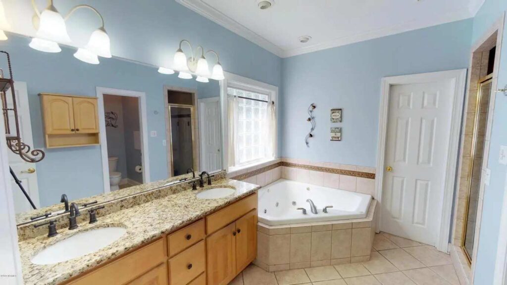 Bathroom of mr beast house