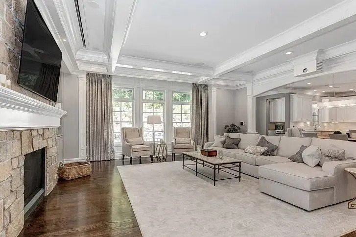 saquon barkley former house's living room