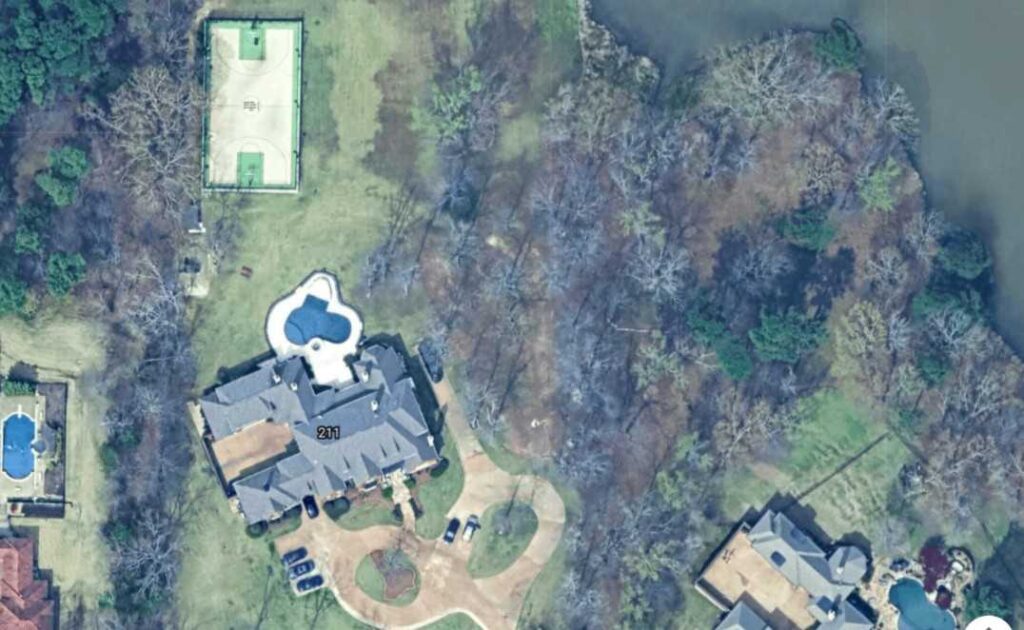 basketball court of ja morgants house