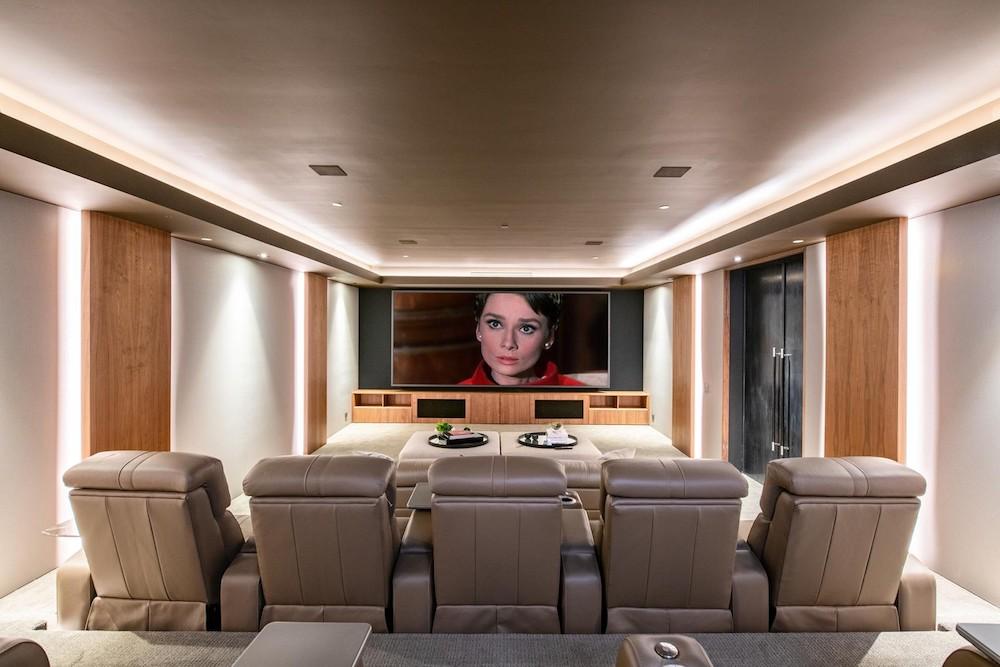 Movie theatre of travis scott house