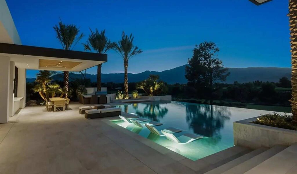 tim cook house la quinta infinity pool