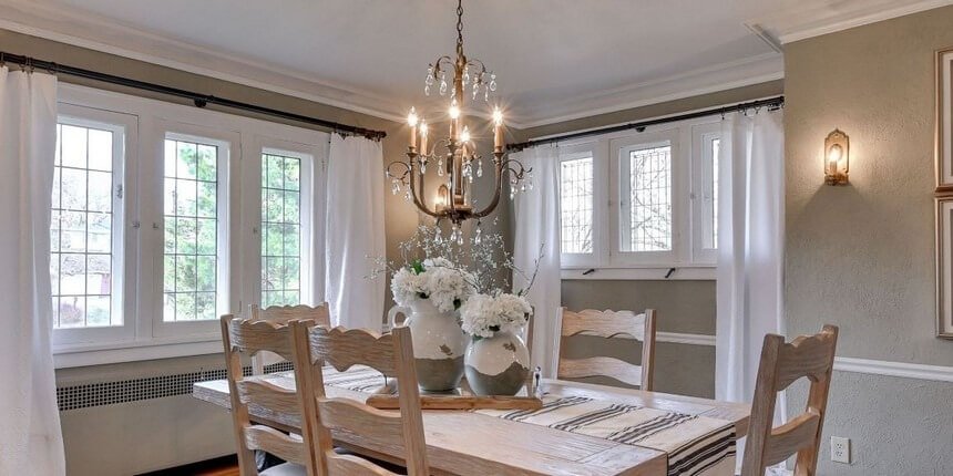 Dining area of warren buffett house