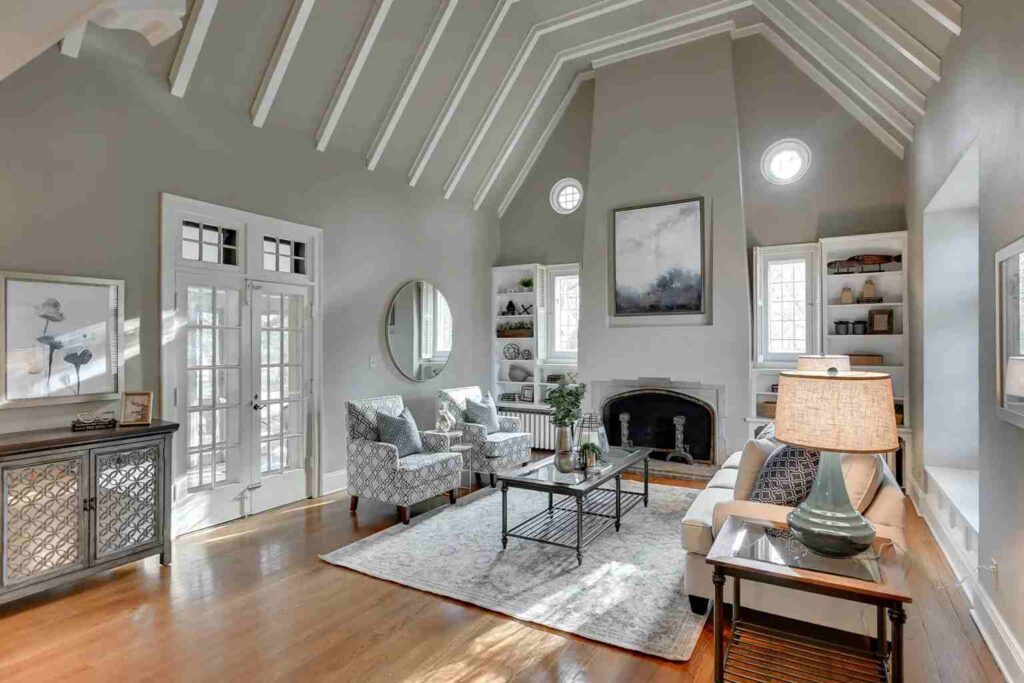 Living are of warren buffett house 