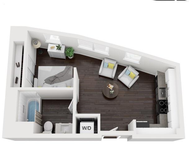 400 square feet house