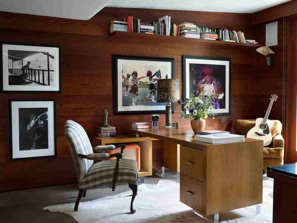 Dakota Johnson house home office