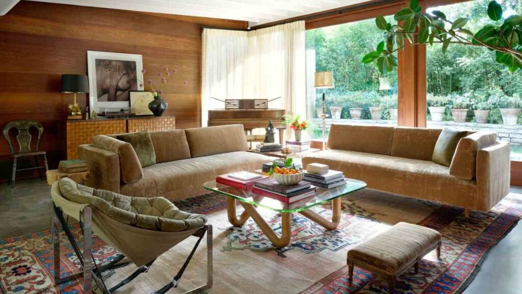 Dakota Johnson house living room