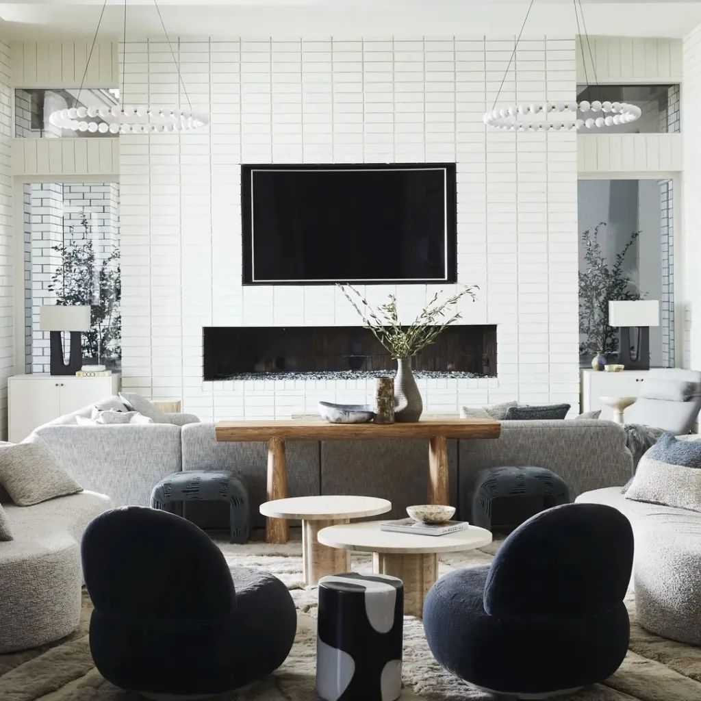 Denny hamlin house living room