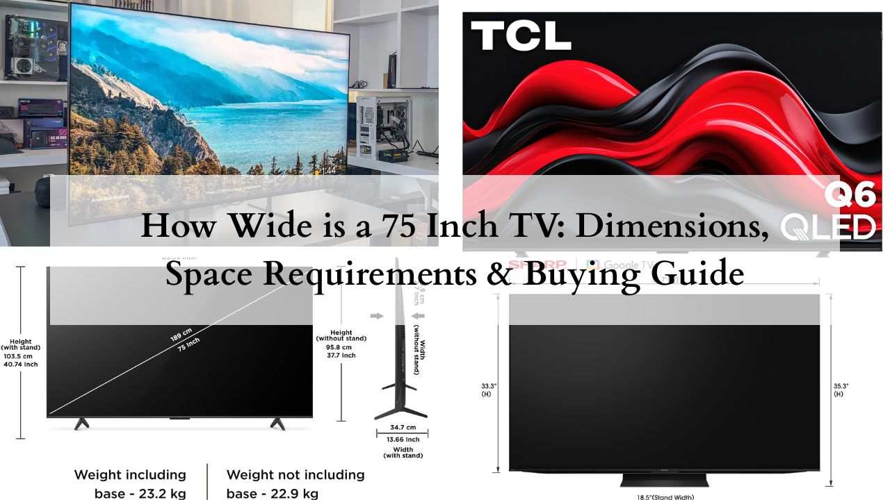 How Wide is a 75 Inch TV Dimensions, Space Requirements & Buying Guide featured image