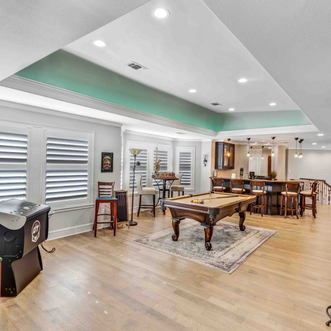 Kyrie irving house entertainment area