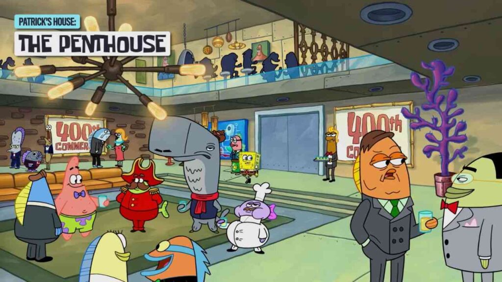 Inside Patricks house the penthouse