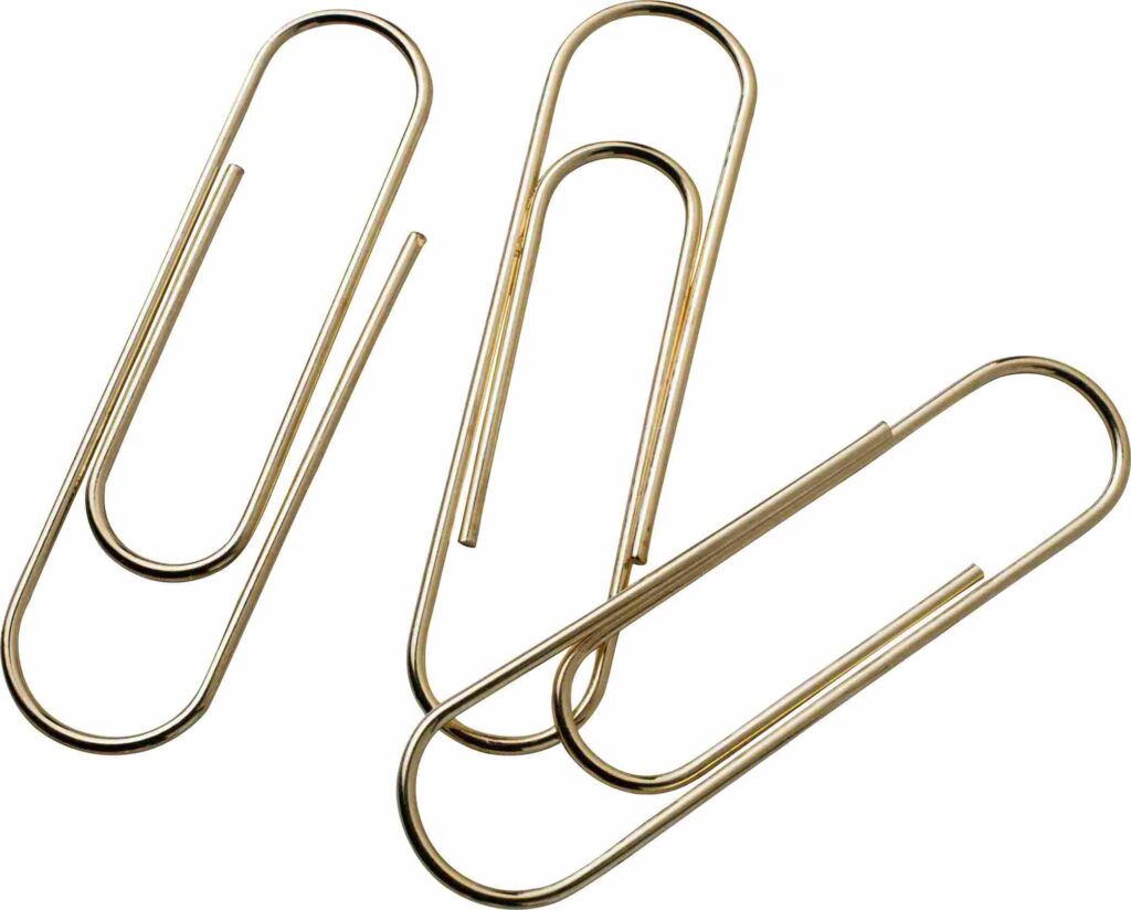 Three Paper Clips