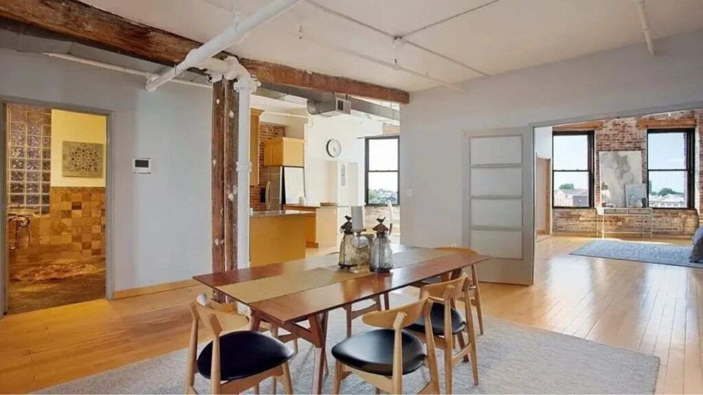 dining room of kyrie irving new jersey house