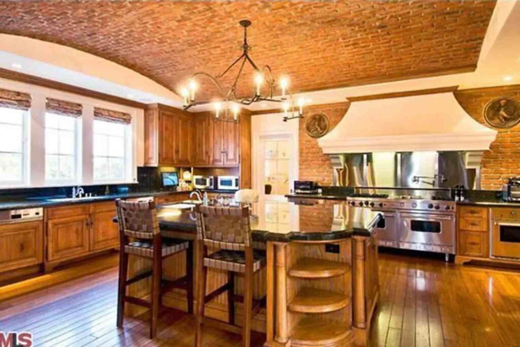 elon musk bel air mansion dining room